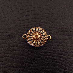 Evil Eye Gold Blue Black Copper Charm For Women
