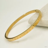Stainless Steel Stylish Bracelet Bangle Kada For Women Gold