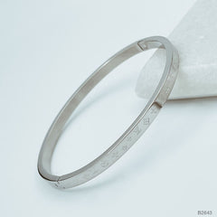 Copper Stylish Bracelet Bangle Kada For Women Silver