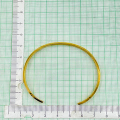 Id Dual Line 316L Stainless Steel Gold Bracelet Bangle Cuff For Men