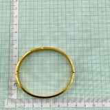 Om Engrave 316L Stainless Steel Gold Bracelet Bangle Kada For Men