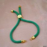Green Gold Thread Adjustable Extender Accessory Diy 9 Bracelet For Women