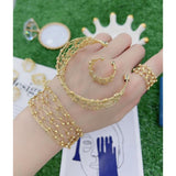 Delicate Mesh 18K Gold Anti Tarnish Cuff Kada Bracelet for Women