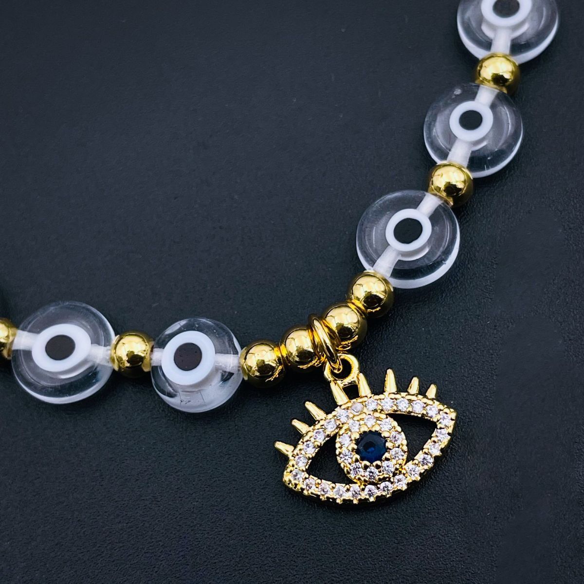 Evil Eye Cube Necklace – Sutra Wear