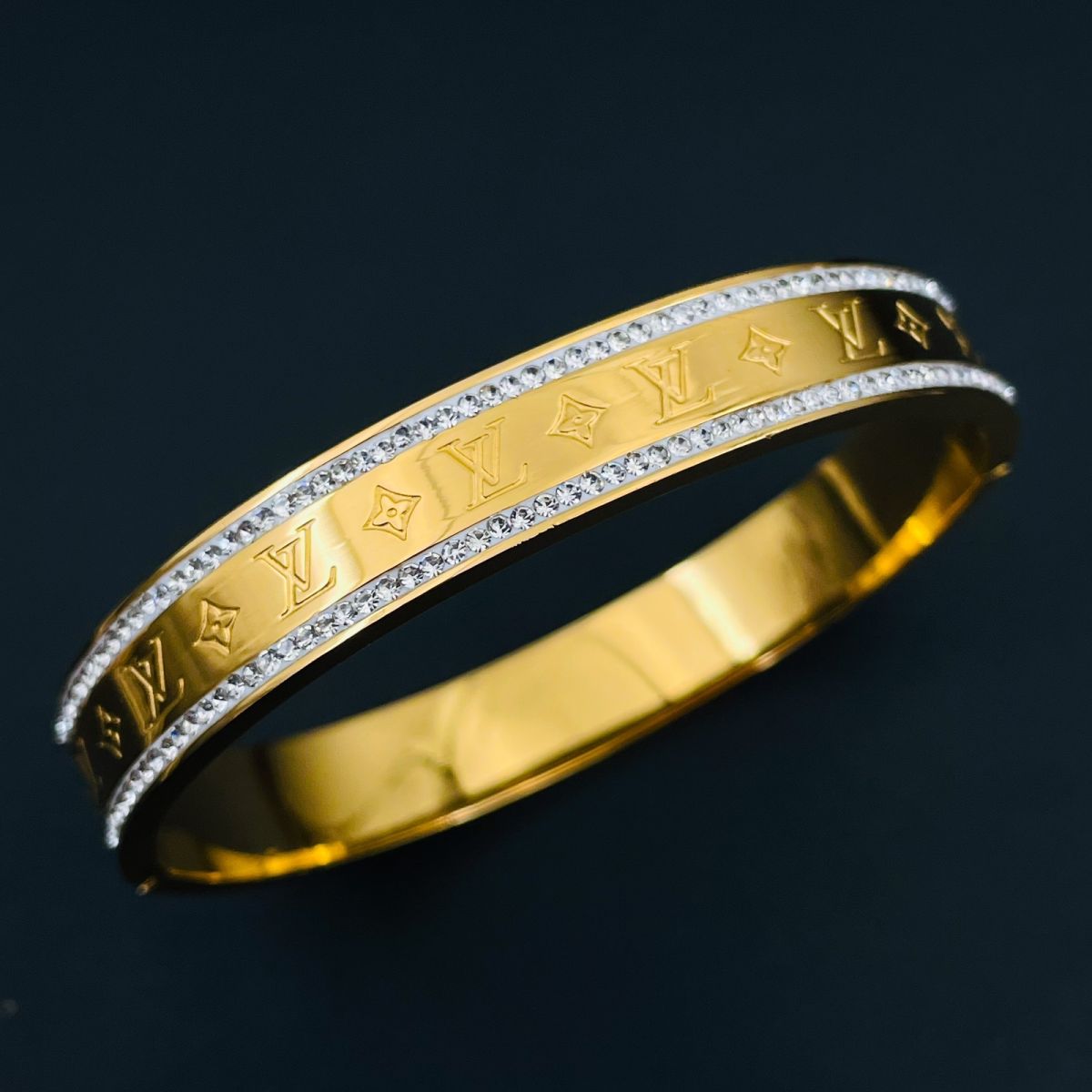 Louis Vuitton Clous Gold Bangle  Opulent Jewelers