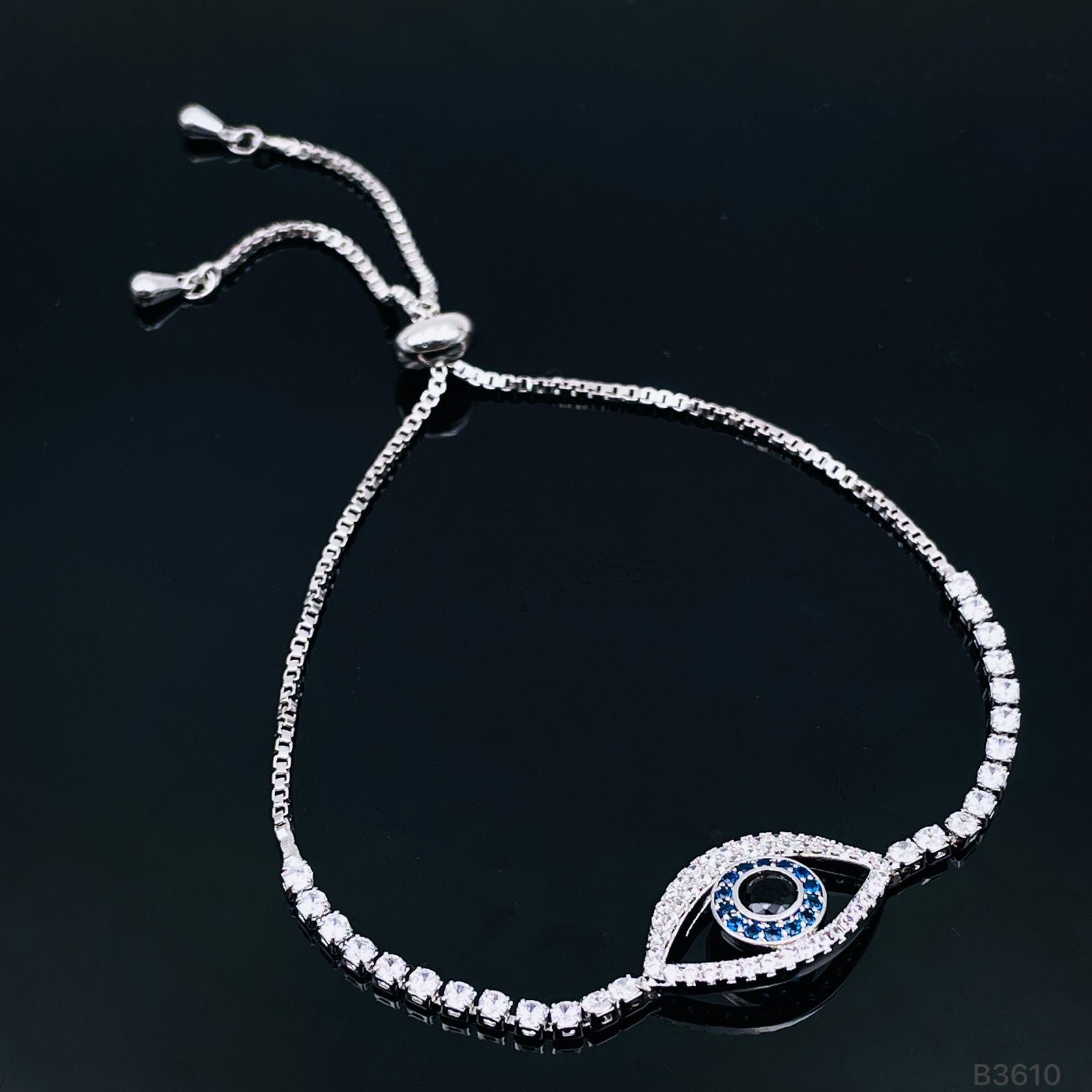 Sterling Silver Diamond Cut Bean Beaded Slider Bracelet - Etsy