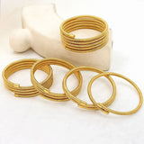 Layered  snake 18K Gold Anti Tarnish Stainless Steel Bracelet For Women