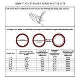 22K Gold Plated Eternity Star American Diamond Cz Bangle Set Of 4