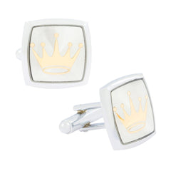 Cushion Silver Ferrari Horse Cufflinks In Box