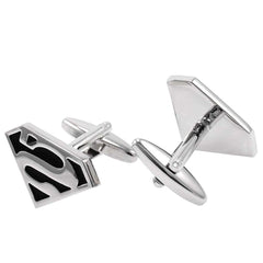 Black Superman Cufflinks In Box