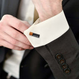 Cylinder Black Duracell Battery Cufflinks In Box