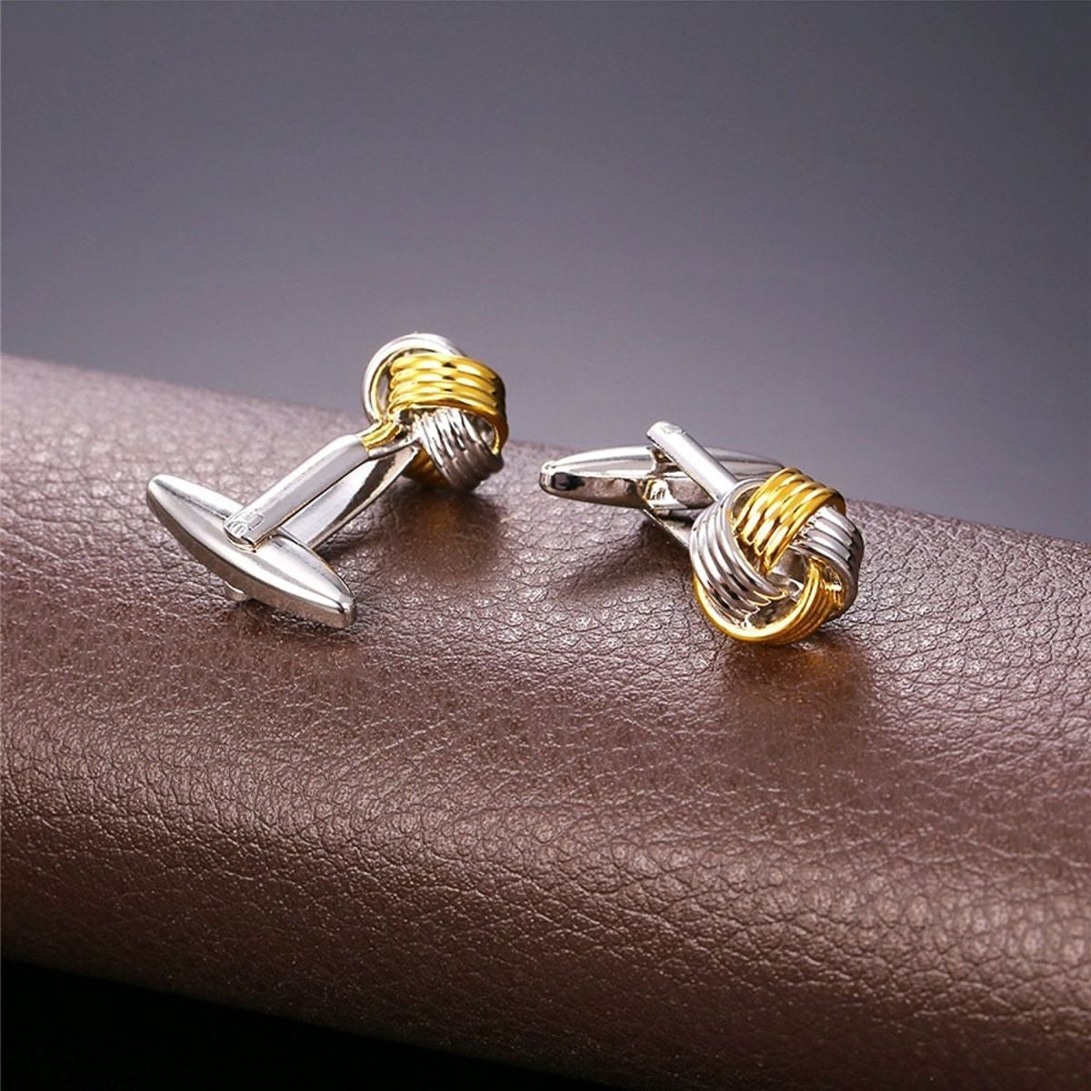 Knott Gold Knot Cufflinks In Box