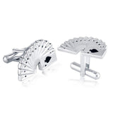 Playing Cards Silver Ace Poker Cufflinks In Box