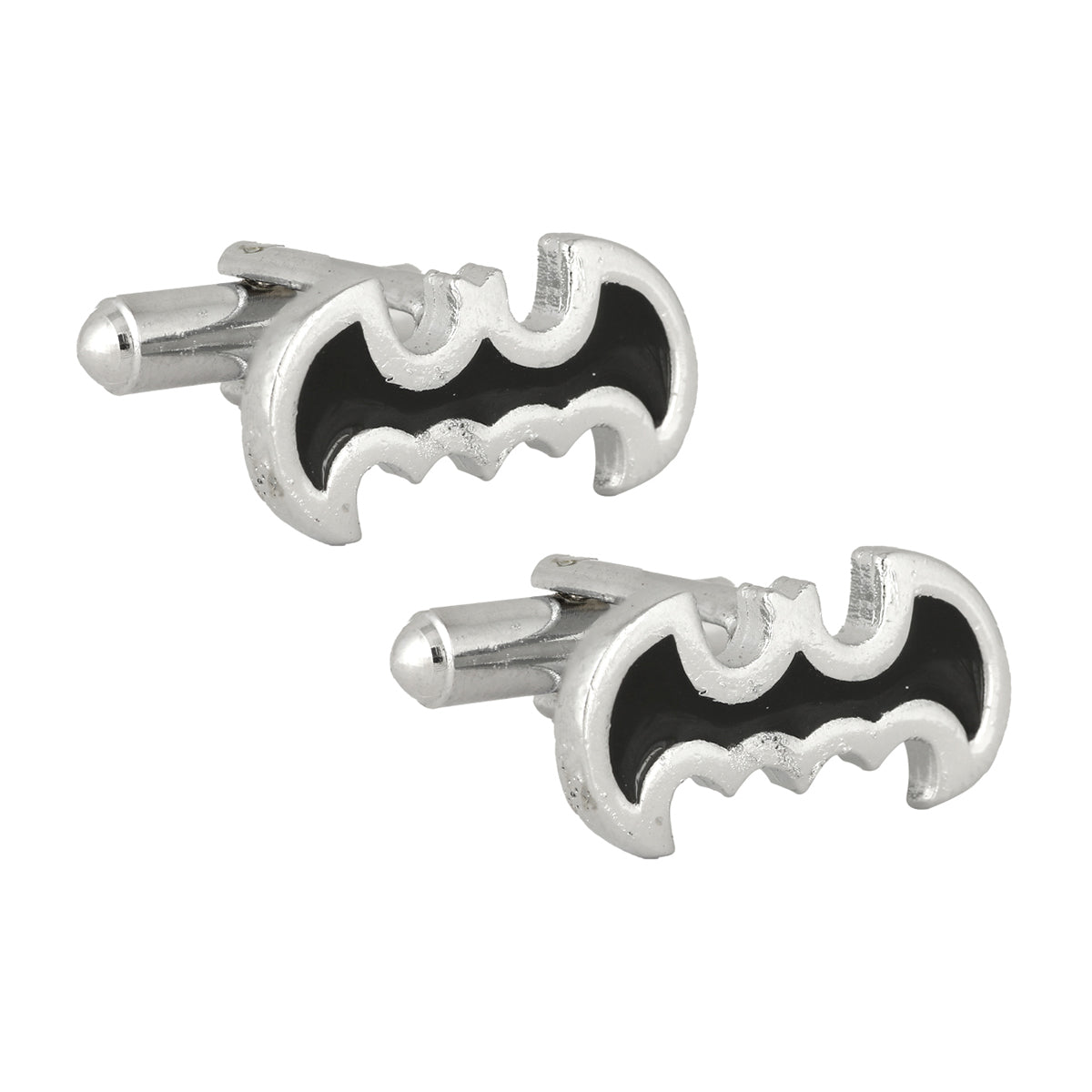 Super Hero Batman Black Cufflinks In Box