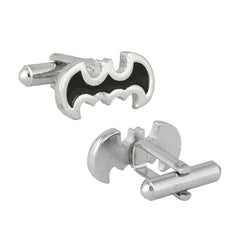 Super Hero Batman Black Cufflinks In Box