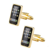 Iphone Mobile Gold Cufflinks In Box