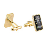 Iphone Mobile Gold Cufflinks In Box