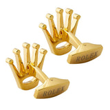 Crown Gold Cufflinks In Box