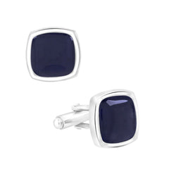 Blue Crystal Cufflinks In Box Group2