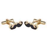 Moustache Mooch Cufflinks Tie Pin Set In Box