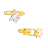Star Gold Diamond Cufflinks In Box