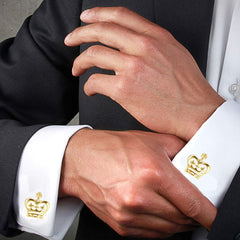 Royal Crown Prince Cufflinks In Box