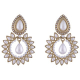 Traditional Antique Gold Plated Pearl Jhumki Earring For Women