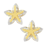Trendy Star 18K Gold Plated American Diamond Earring For Women