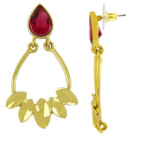 Italian Petal Pink 18K 18K Gold Plated Dangling Earring For Women
