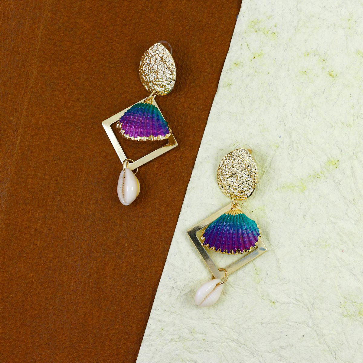 Multicolor Beads Dangle Earrings In 925 Sterling Silver