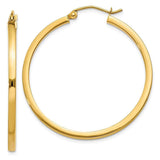 Round Wire Hoop Siver 316L Stainless Steel 18K Gold Earring