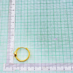 Copper Cubic Zirconia Rainbow Gold Heart bangle Kada Women