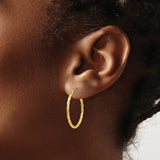 Slim Daily Wear 18K Gold Stainless Steel Hoop Earring for Women