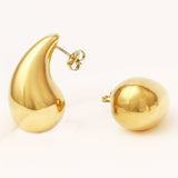 Paisley Mango 18K Gold Anti Tarnish Stud Earring for Women