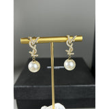 YSL Pearl 18K Gold Anti Tarnish Dangling Earring for Women
