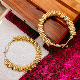 Stylish 18K Gold Anti Tarnish Hoop Earring For Women
