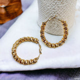 Stylish 18K Gold Anti Tarnish Hoop Earring For Women