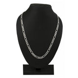 316L Stainless Steel Silver Classic Figaro Curb Chain 20"
