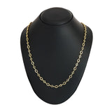 Delicate Geometric 22K Gold Plated 246 In Chain For Women