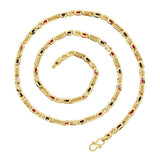 3D Traditional 22K Gold Plated 25" Chain For Women