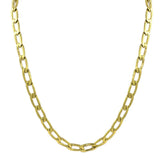 316L Stainless Steel Gold Plated Tapered Curb Chain For Men