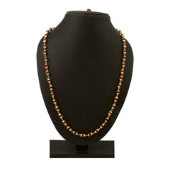 Gold Plated Rudraksh Mala Chain Long 24 Inches For Men