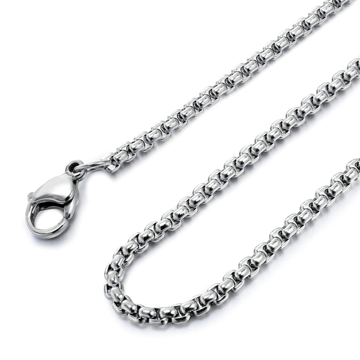 Hugo Boss Stainless Steel Chain Necklace Silver | Cilento Designer Wear