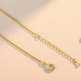 Gold Stainless Steel Box Chain Necklace For Men 18" Inch