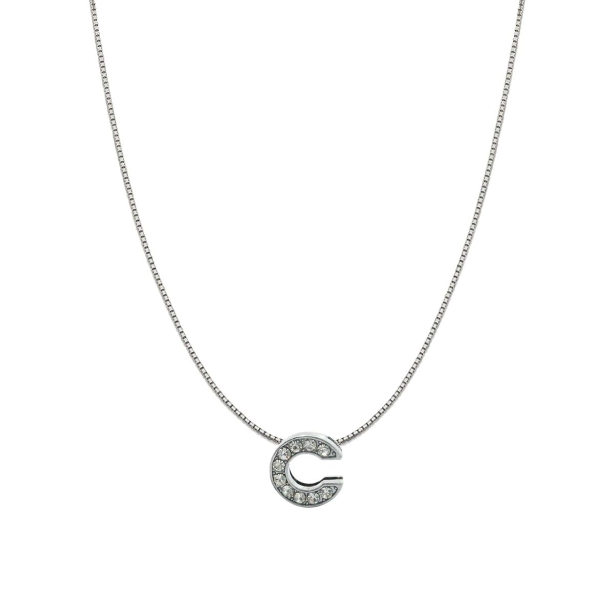 Buy Shaya by CaratLane Shirley C Necklace in 925 Oxidised Silver Online