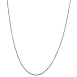 Slim Box Silver Copper Necklace Chain For Women