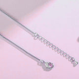 Slim Box Silver Copper Necklace Chain For Women