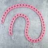Pink Polymer Mask Chain For Women