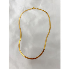 Slim Silver Stainless Steel Necklace Chain For Women