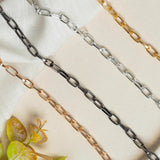 Aluminium Size 6 Mm Width 1 Meter Chain Women Unisex